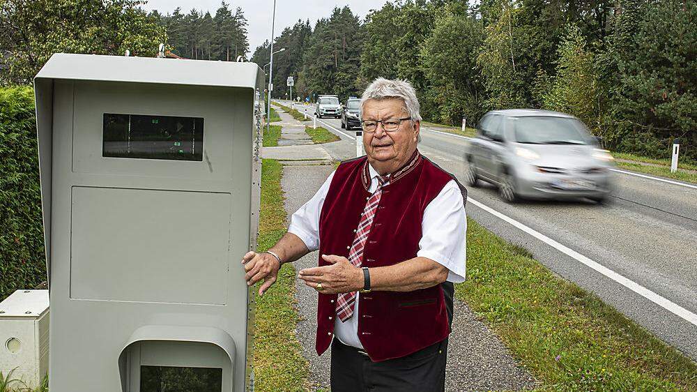 Gottfried Wedenig, Bürgermeister von Eberndorf, will die Radarüberwachung selbst in die Hand nehmen