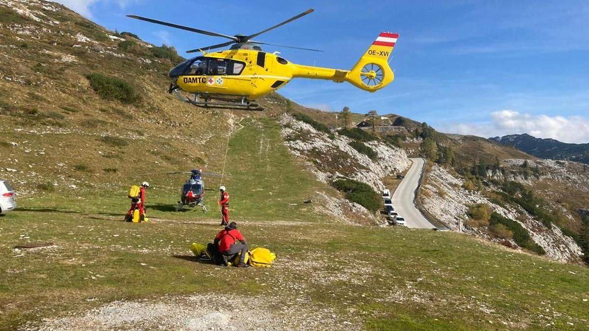 Der Vermisste wurde nach seiner Erstversorgung ins LKH Salzburg geflogen