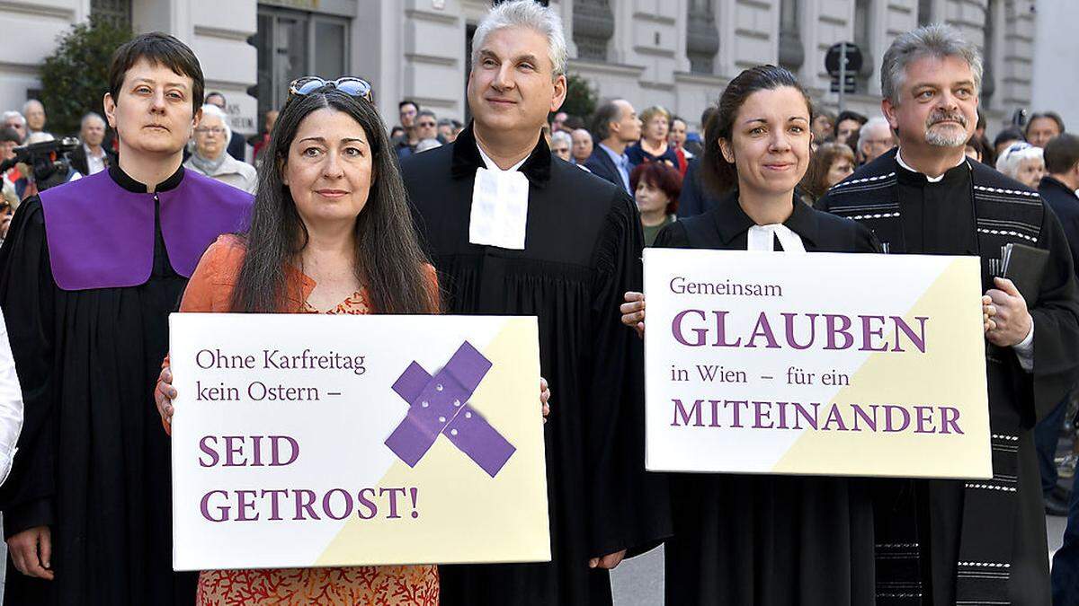 Proteste der Evangelischen gehen weiter