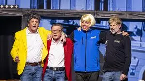 Schon 2024 schlüpfte Höferer (ganz rechts) in die Rolle des Patrick Jonke