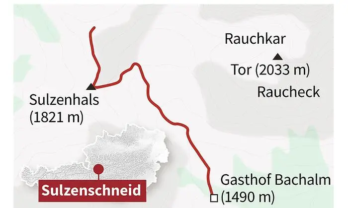 Die Route auf den Sulzenschneid  