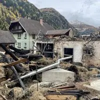 Eines von drei Stallgebäuden, die in Oberdorf von Mai bis Oktober 2025 niedergebrannt waren
