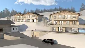 Zur bestehenden Faschingalm (links) sollen zwei Neubauten errichtet werden