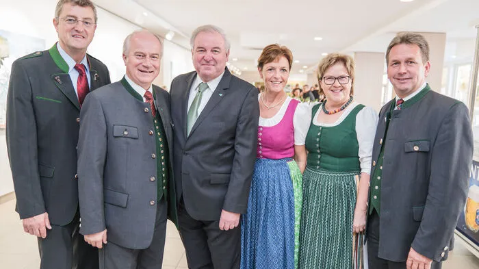 Franz Tonner, Hans Seitinger, LH Hermann Schützenhöfer, Maria Pein, Auguste Maier, Franz Titschenbacher