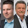 Die Spitzenkandidaten von links: Walter Zemrosser, Christoph Roth-Unegg, Klaus Trampitsch und Wolfgang Leitner