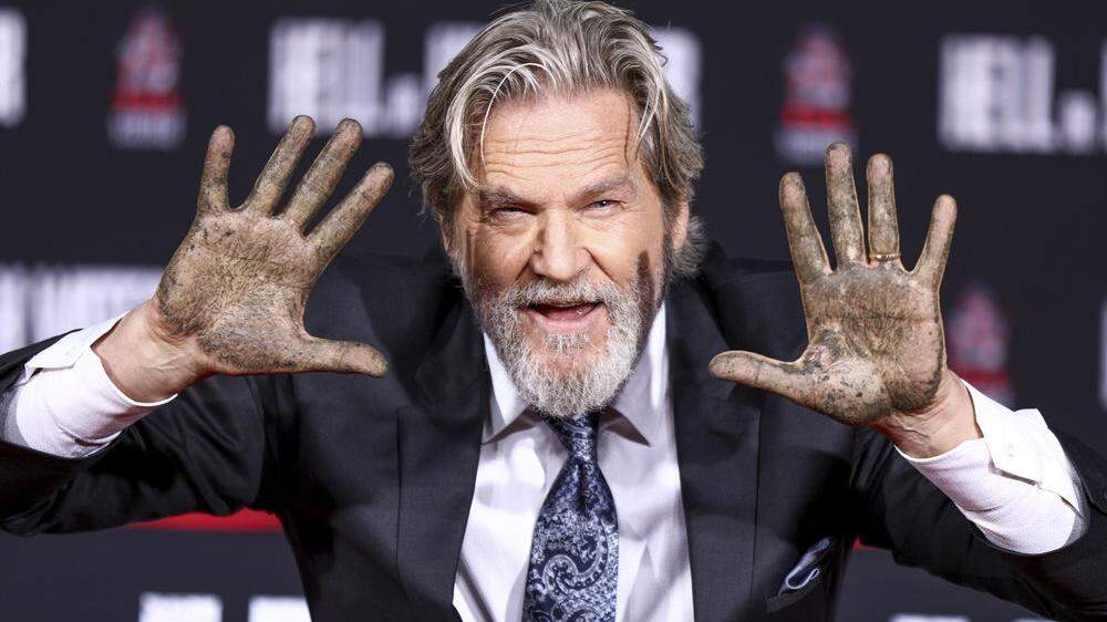 Jeff Bridges verewigte sich mit Hand- und Fußabdrücken in Hollywood