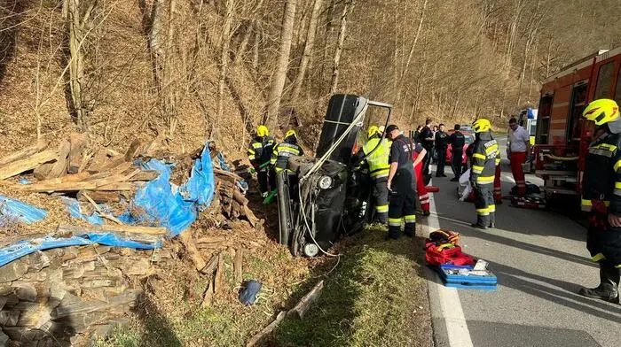 Der Fahrer wurde nur leicht verletzt