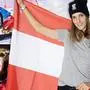 2014 holte Snowboarderin Julia Dujmovits Gold – in Peking wird die Yoga-Expertin die Fahne ins Stadion tragen
