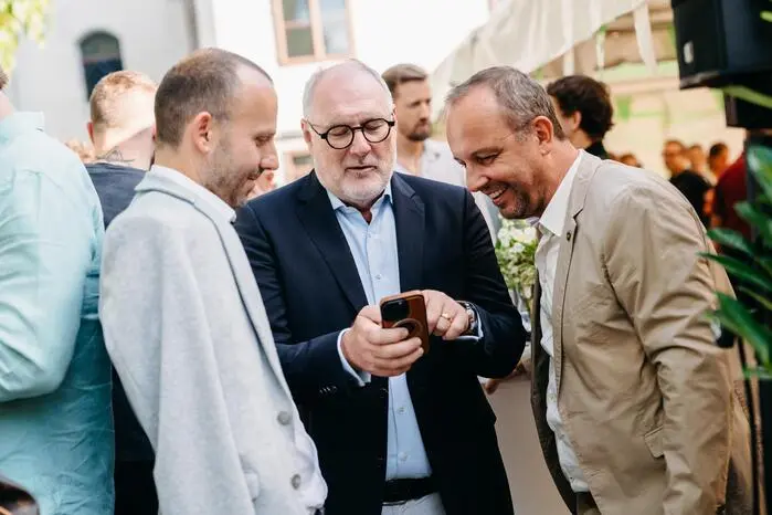 Darunter auch ORF-Landesdirektor Gerhard Koch (Mitte)