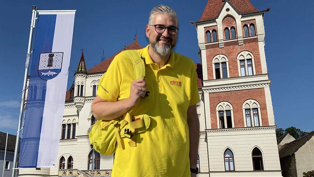 Thomas Axmann machte im Rahmen seiner &quot;Axi auf Achse&quot;-Tour auch in Feldbach Station