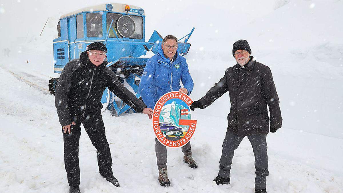 Lackner, Hörl und Marketz am Hochtor (v.l.)