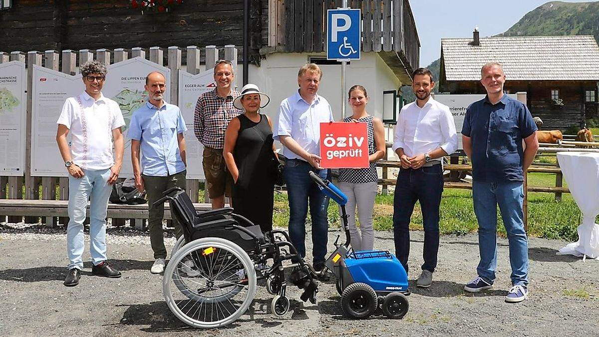 Der Weg wurde vom ÖZIV auf seine Barrierefreiheit geprüft