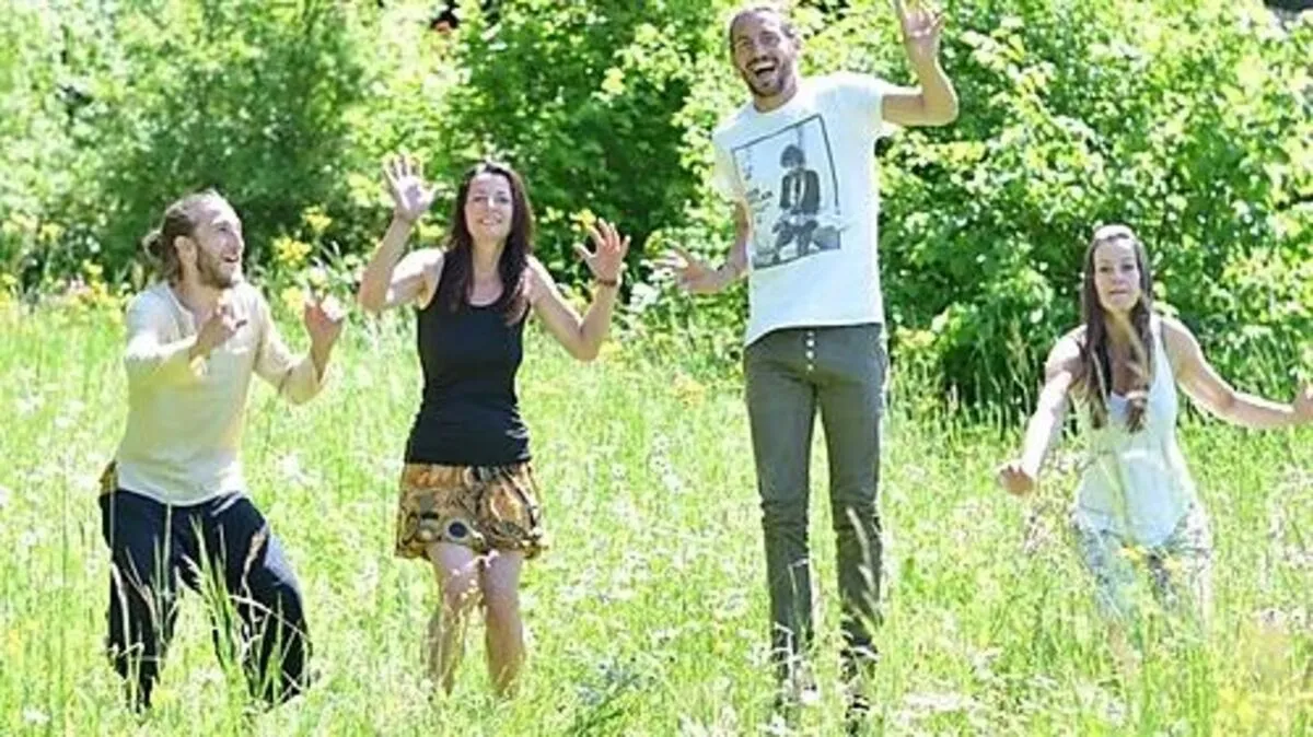 Peter Fuchs, Mahena Ulrich, Andreas Schlintl und Marlies Ulrich (von links) sind „Von Mensch zu Mensch“