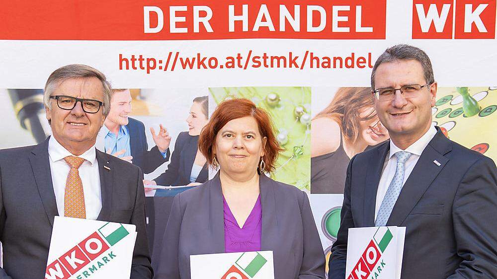 Gerhard Wohlmuth, Karin Gavac,  Helmut Zaponig 