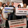 Bereits 2012 gab es Proteste gegen das Kieswerk