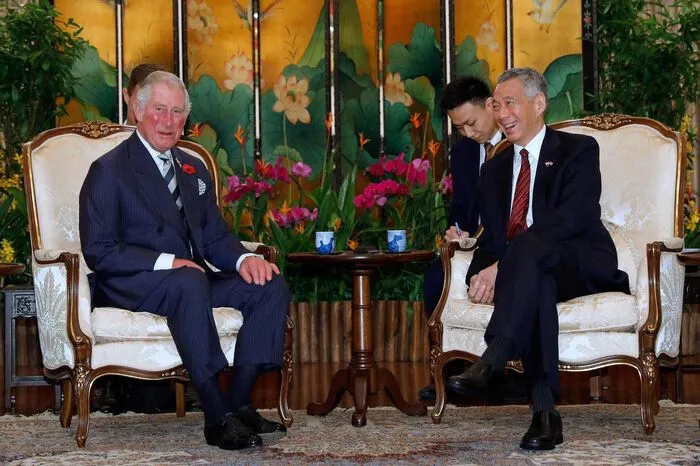 Vier Tage bleiben die britischen Royals in Singapur.
