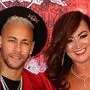 Neymar mit seiner Mutter Nadine Goncalves