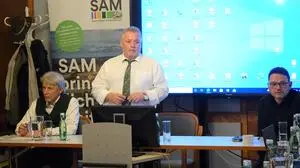 Thomas Matzer, 2. Vizebürgermeister, Bürgermeister Herbert Pregartner und Vizebürgermeister Franz Nöhrer