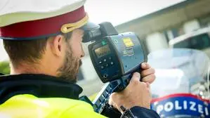 Steirische Polizei machte am Freitag etliche Geschwindigkeitskontrollen (Archivbild)
