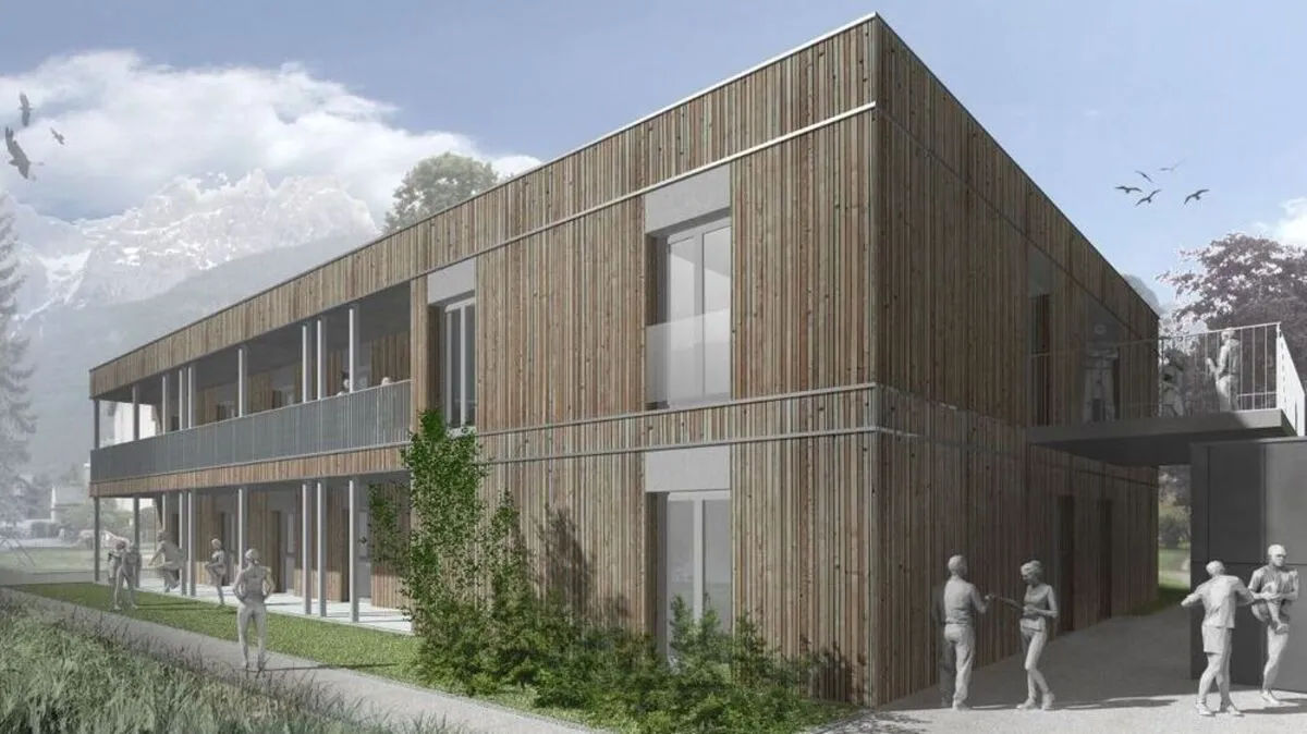So schaut der Neubau beim Kinderdorf in Nußdorf-Debant aus	