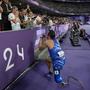 Alessandro Ossola machte seiner Freundin im Stade de France einen Heiratsantrag