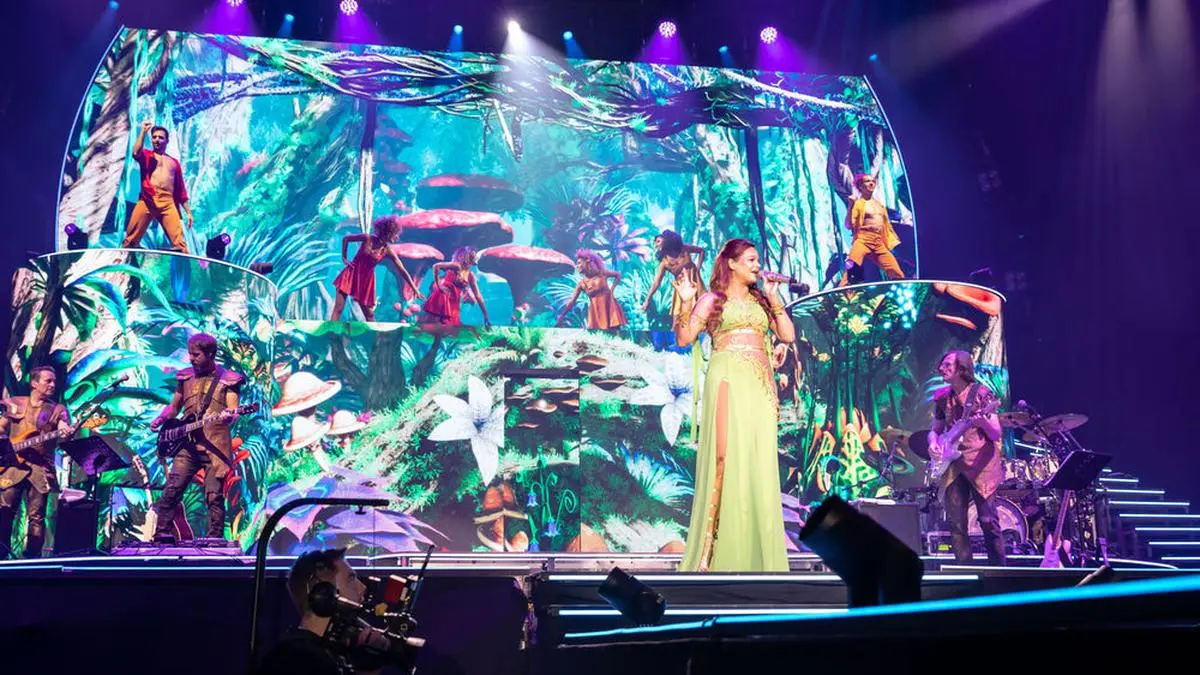 Aufwändige, bunte Show: Andrea Berg in der Grazer Stadthalle