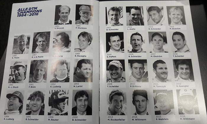 Die DTM-Sieger seit 1984