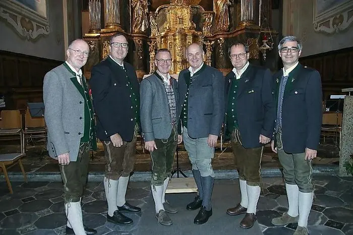Auch das Männersextett „Gestern & Heute“ wirkte mit