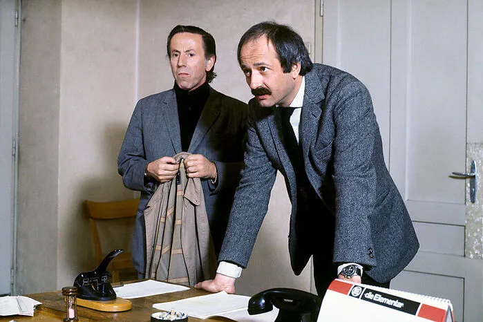 Peter Vogels letzter Auftritt. Mit Curth Anton Tichy (als verschrobener Assistent Schrammel).