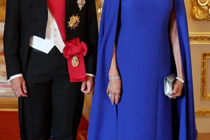 Frankreichs Präsident Emmanuel Macron und seine Frau Brigitte Macron
