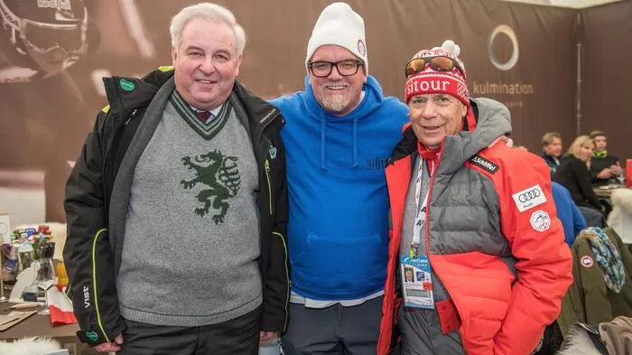 Landeshauptmann Hermann Schützenhöfer, DJ Ötzi, Peter Schröcksnadel