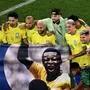 Brasilien zaubert und denkt an den großen Pele