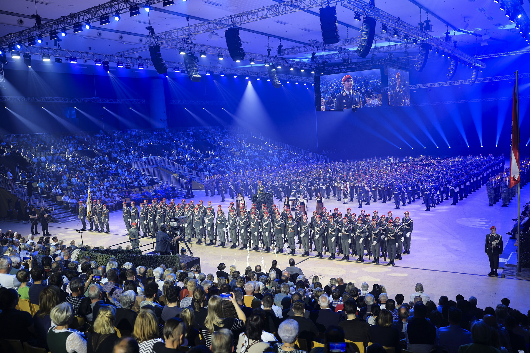 Das Militärmusikfestival kann man sich heute auf der Couch gönnen