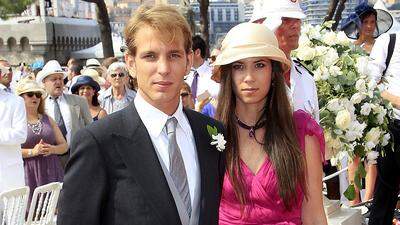 Die glücklichen Eltern: Andrea Casiraghi (30), Sohn von Prinzessin Caroline (58) und seine Frau, Tatiana Santo Domingo