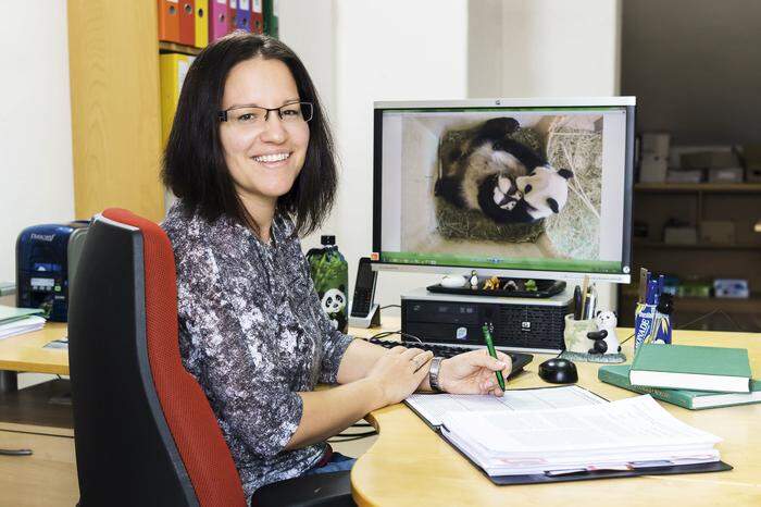 Martina Heiderer, wissenschaftliche Mitarbeiterin des Tiergartens