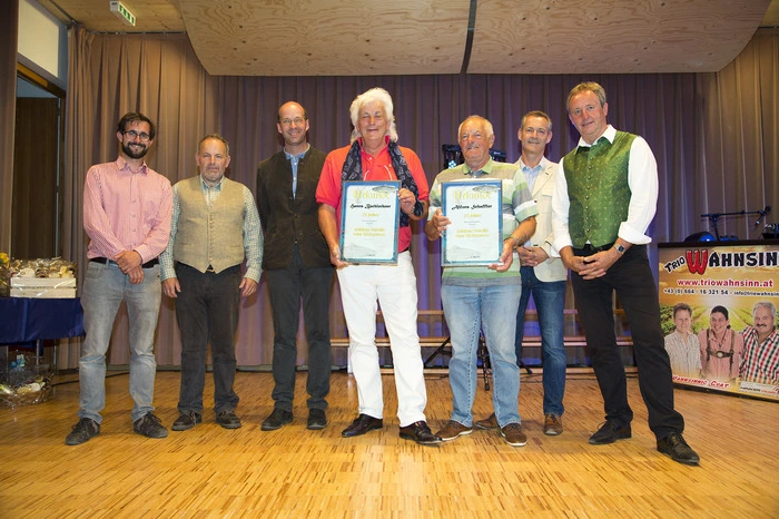 Alfons Schaffler aus Graz und Hanns Bachlechner aus der Schweiz machen schon 25 Jahre lang mit.