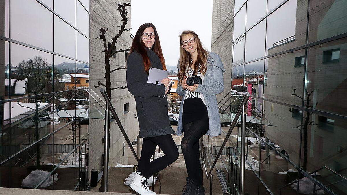 Melanie Fischer (links) und Melanie Köck eröffnen eine Werbeagentur und ein Fotostudio