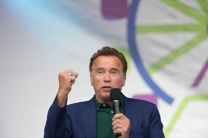Es gab Reden von Arnold Schwarzenegger und ...