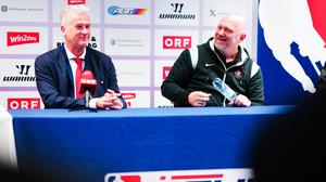 Gute Stimmung zwischen den Teamchefs Roger Bader (links) und Andre Tourigny