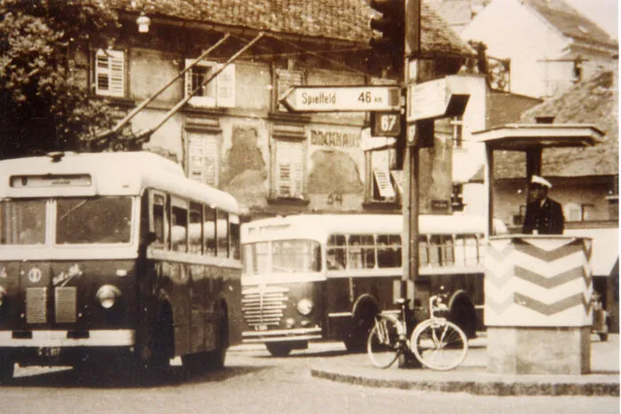 Griesplatz als Obus-Route.