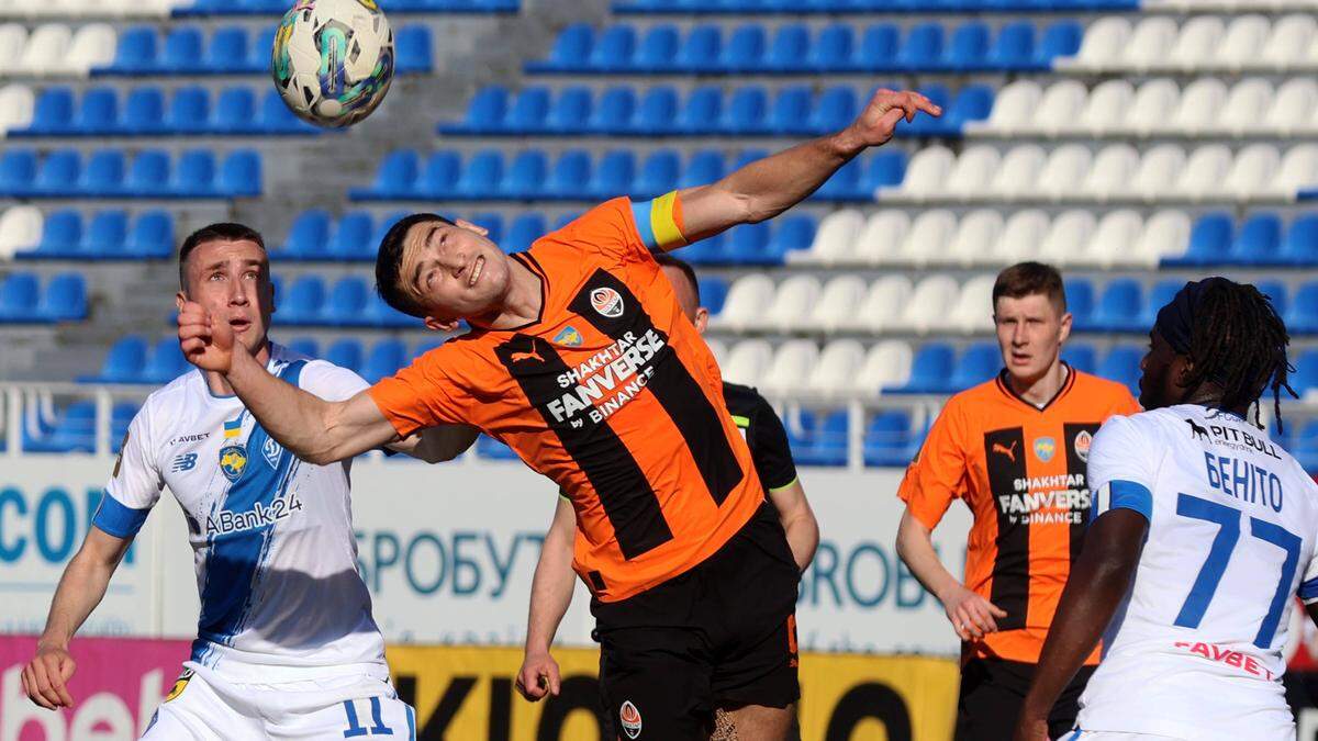 Dynamo Kiew gegen Schachtar Donezk