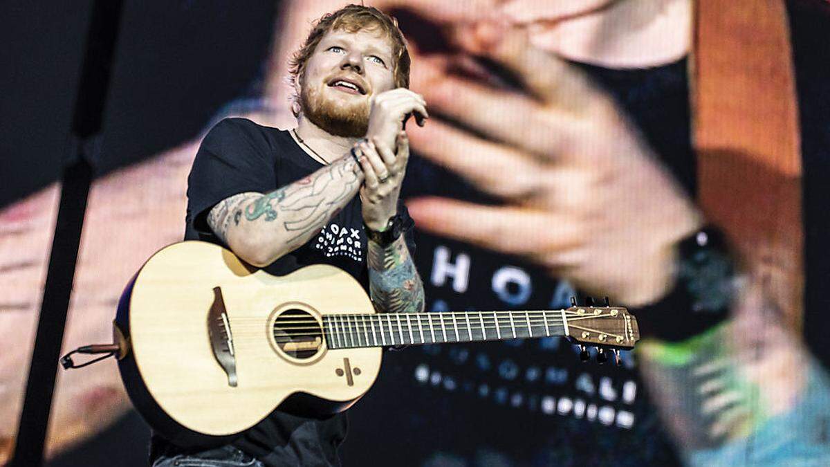 Der derzeit berühmteste Alleinunterhalter der Pop-Welt: Ed Sheeran