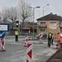 Neue Druckknopfampel in der Völkermarkter Straße auf Höhe der Trafik