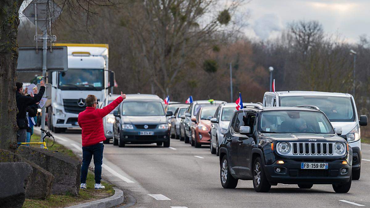  Ziel der Sternfahrt ist nämlich ein gebündelter Protest gegen Corona-Maßnahmen am Samstag.