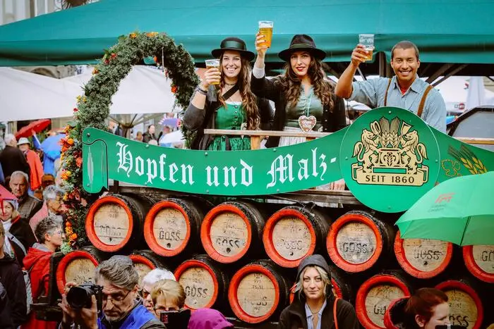 Der Gösser Kirtag ist seit Donnerstagfrüh voll im Gange