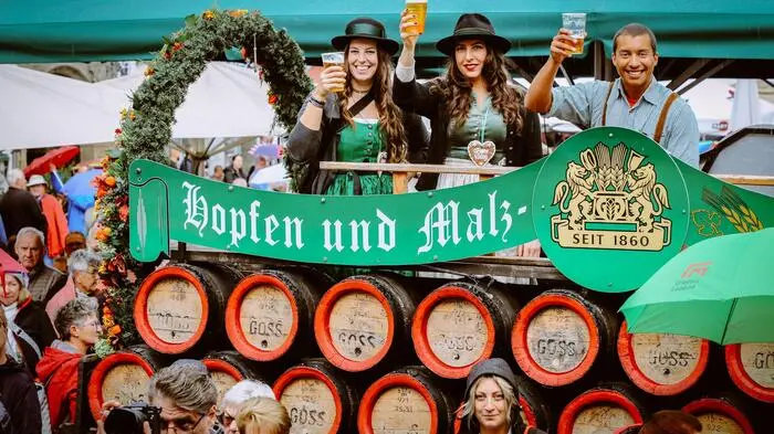 Der Gösser Kirtag ist seit Donnerstagfrüh voll im Gange
