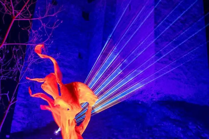 Die Lasershow wurde über Wochen konzipiert