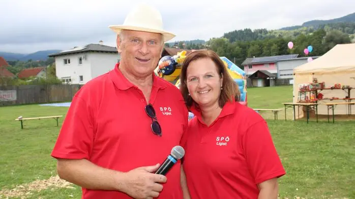 Im Bereich des alten Sportplatzes der Marktgemeinde Ligist organisierten die 2. Vizebürgermeisterin Sonja Wibner (r.) und ihr Team der SPÖ Ligist das beliebte Spiele- und Familienfest mit einem abwechslungsreichen Programm für Jung und Alt.