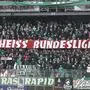 Die Rapid-Fans sind weiter außer Rand und Band