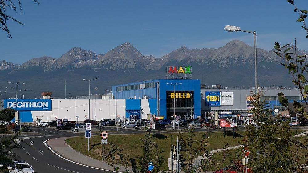 Das Max-Einkaufszentrum in Poprad gehört nun auch zur Supernova-Gruppe